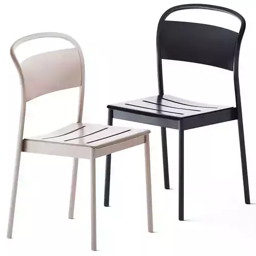 Linear Steel Side Chair by Muuto