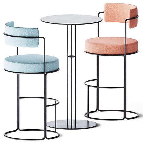 Hight Round Table Paradiso by iSimar 3D model