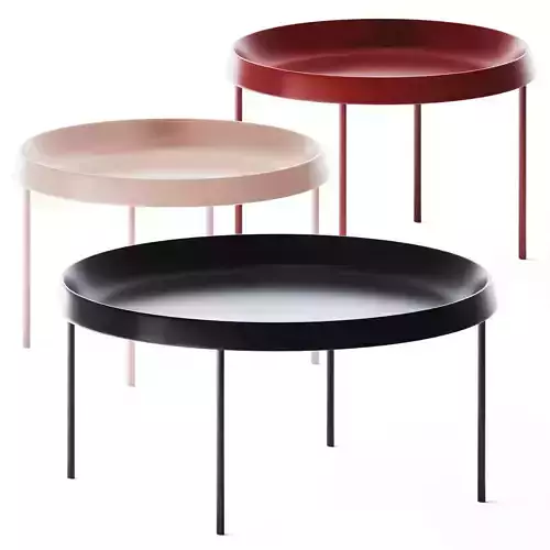 Tulou Coffee Tables set by Hay 3D model