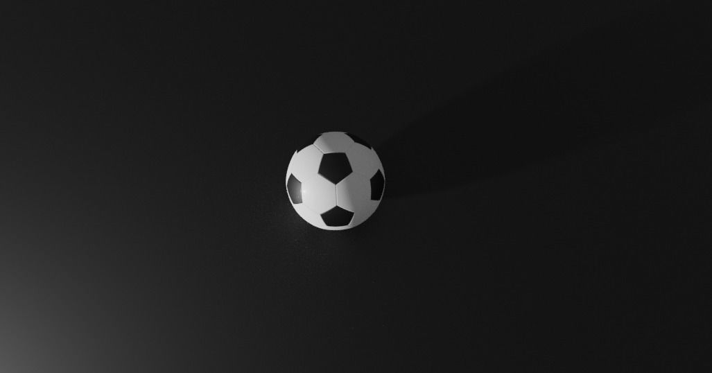 Soccer Ball is a high quality model Low-poly 3D model_1