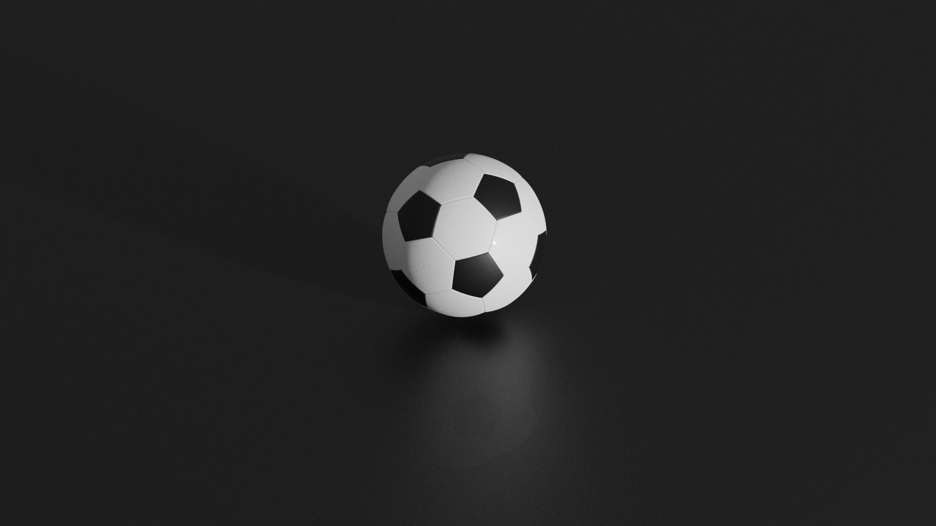 Soccer Ball is a high quality model Low-poly 3D model_3