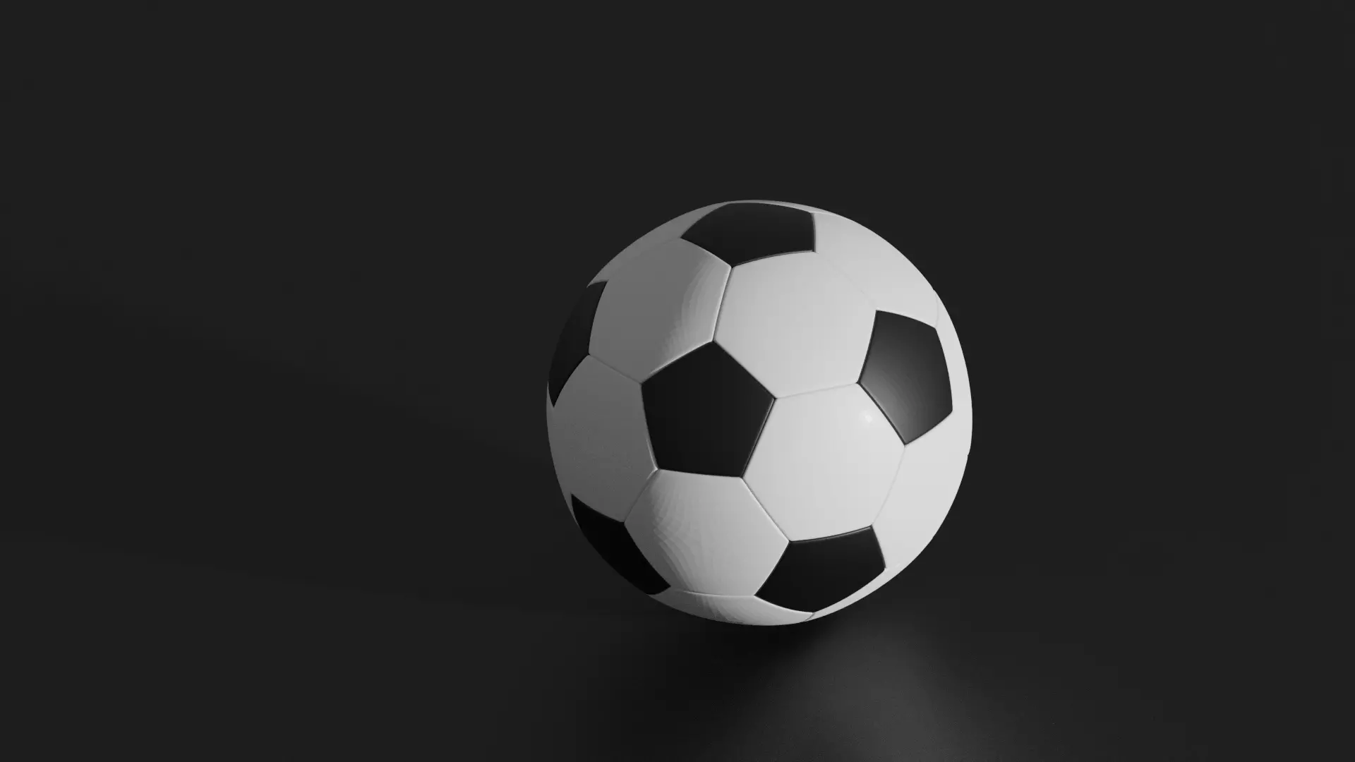 Soccer Ball is a high quality model Low-poly 3D model_0