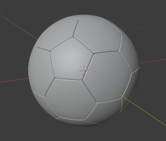 Soccer Ball is a high quality model Low-poly 3D model_5