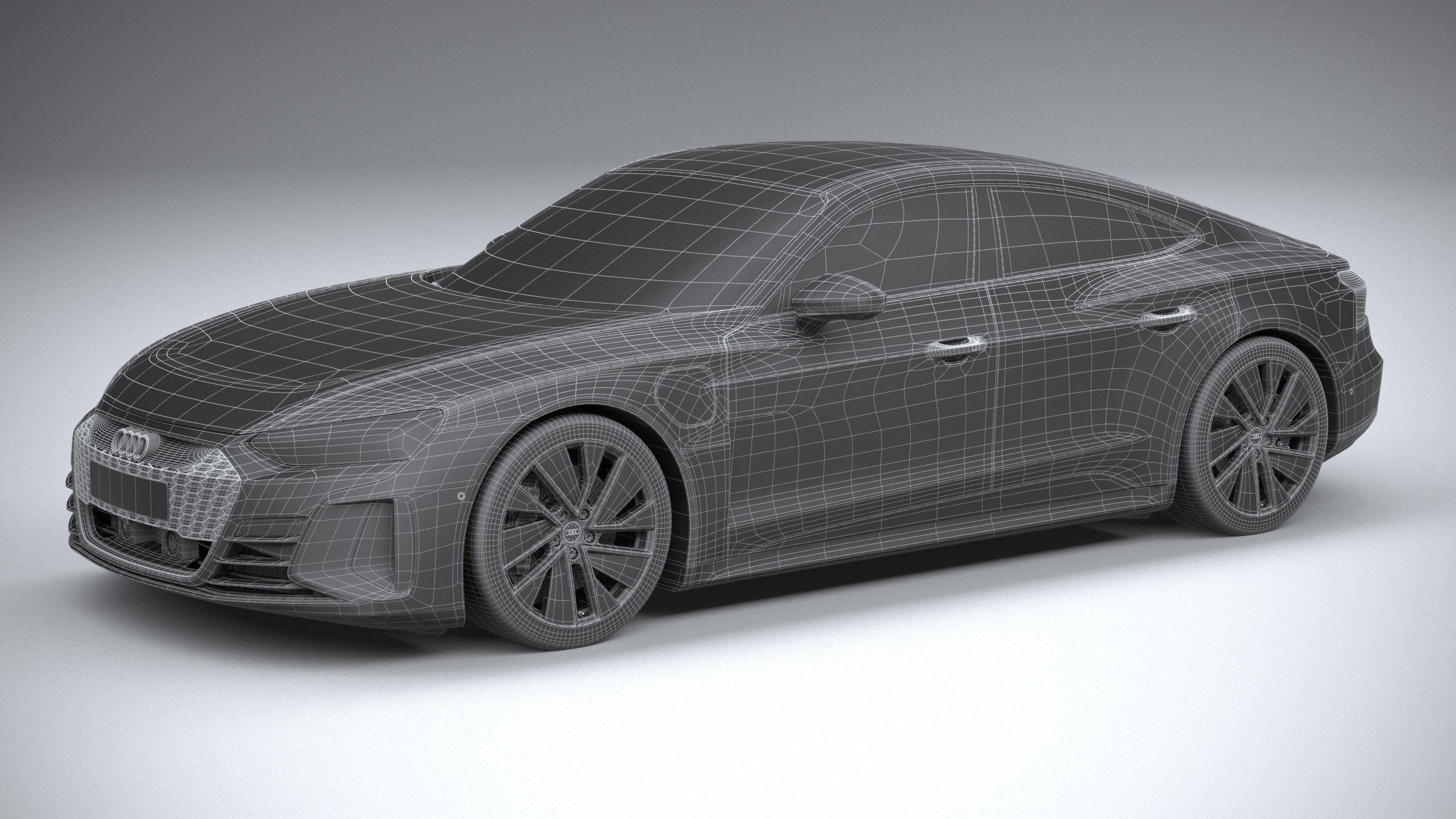 Audi e-tron GT quattro 2022 3D model_28