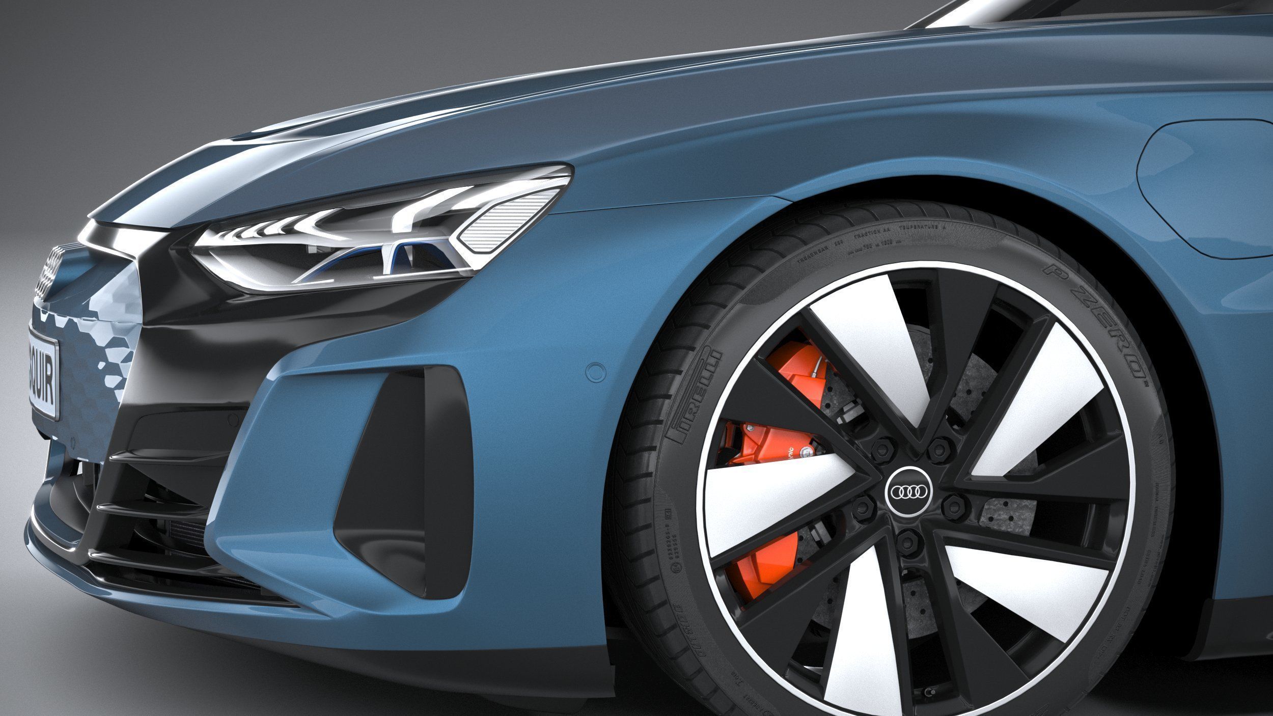 Audi e-tron GT quattro 2022 3D model_3