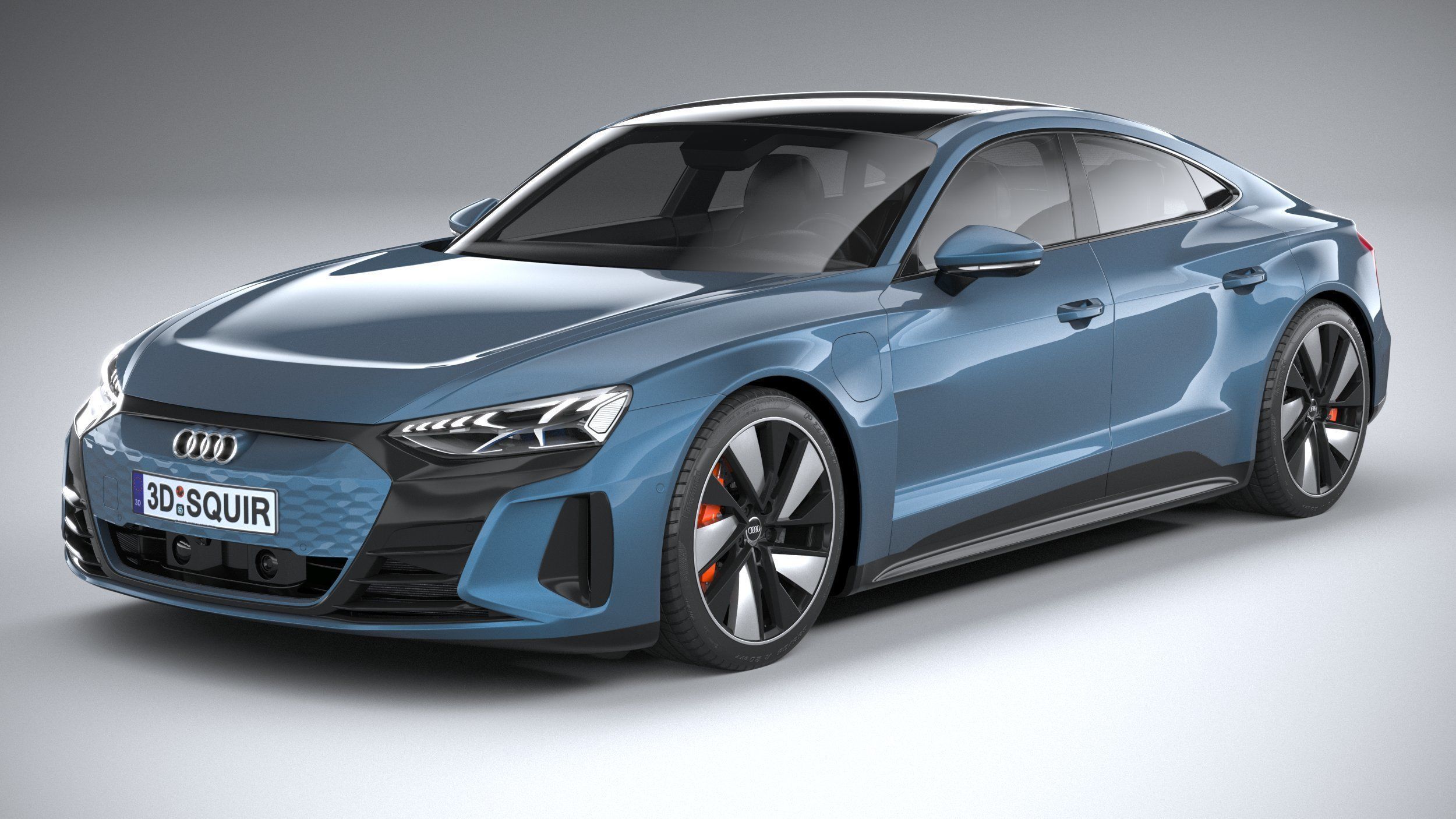 Audi e-tron GT quattro 2022 3D model_1