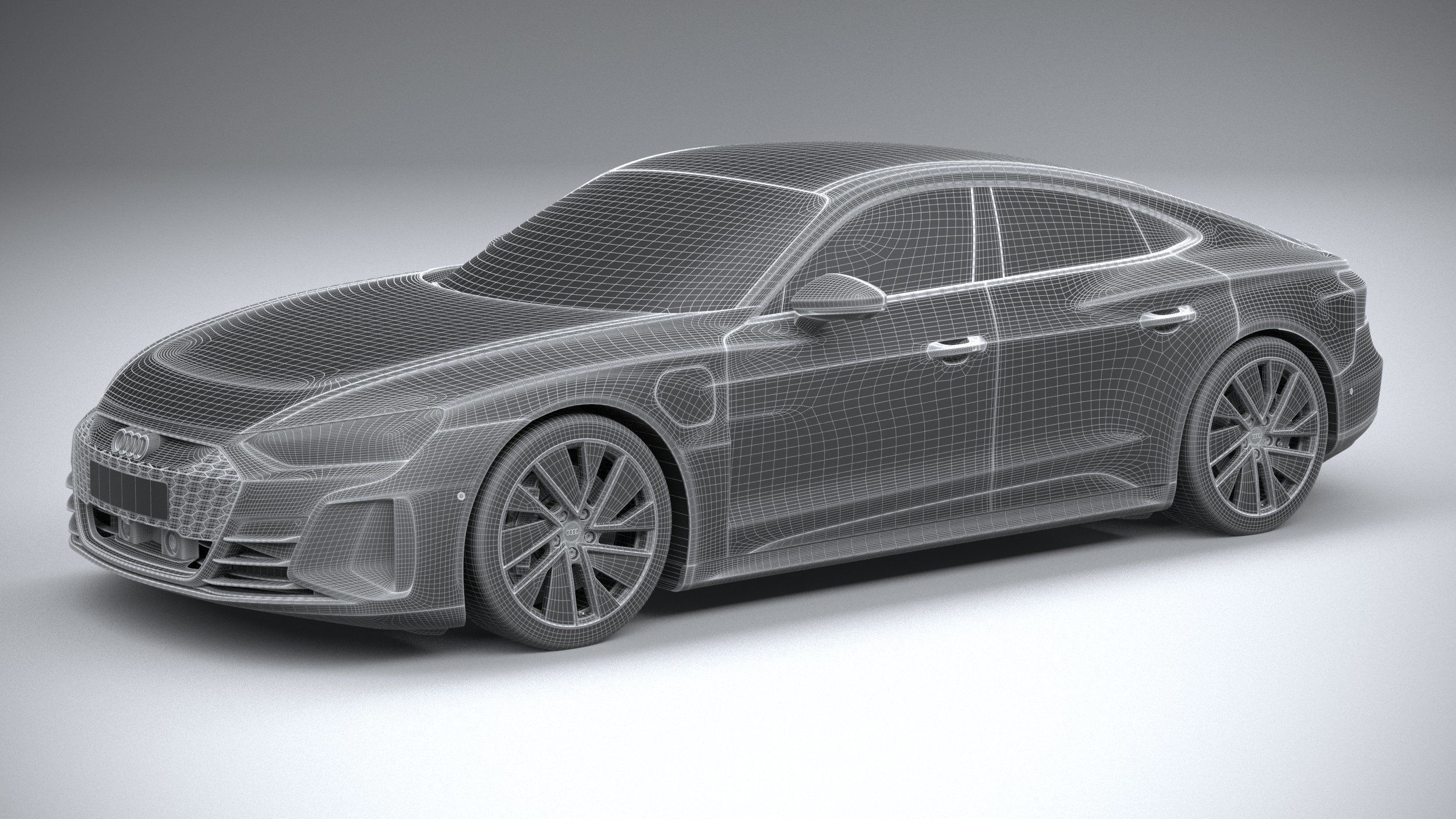 Audi e-tron GT quattro 2022 3D model_26