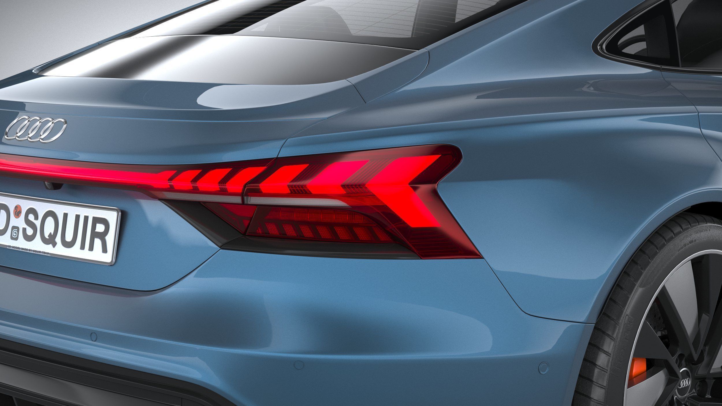 Audi e-tron GT quattro 2022 3D model_18