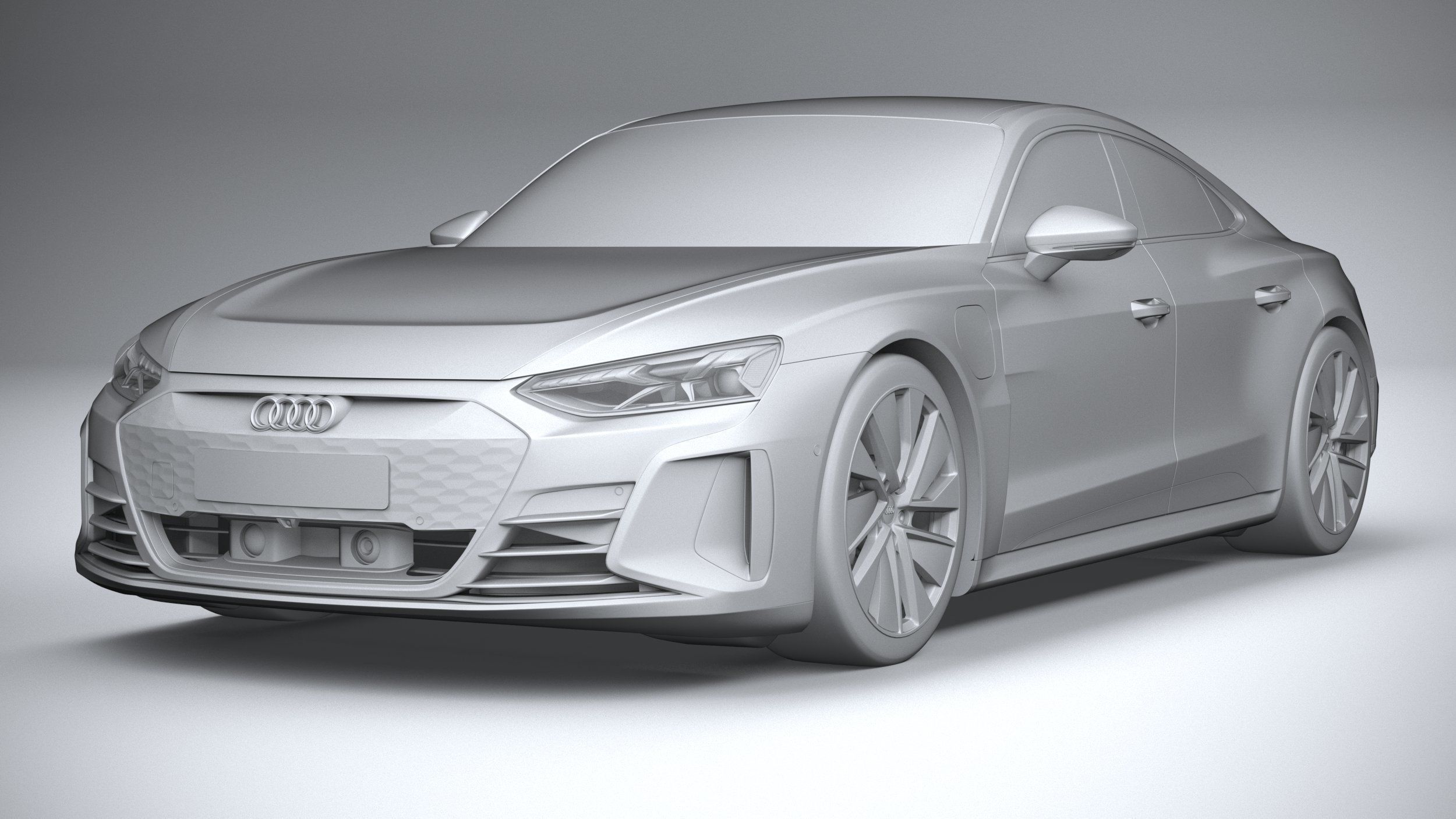 Audi e-tron GT quattro 2022 3D model_20