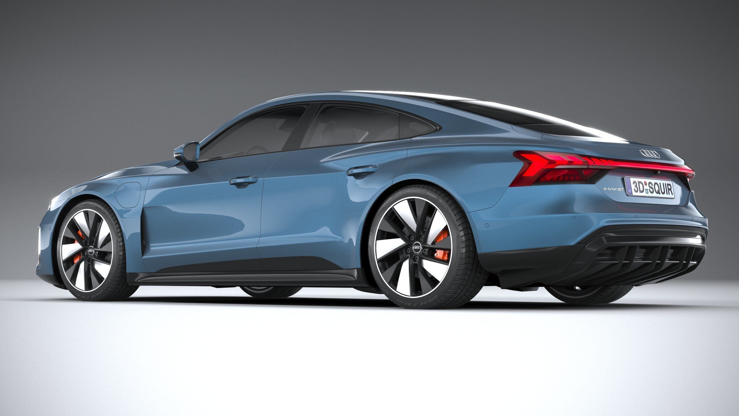 Audi e-tron GT quattro 2022 3D model_5