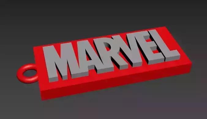 Marvel Logo Keychain