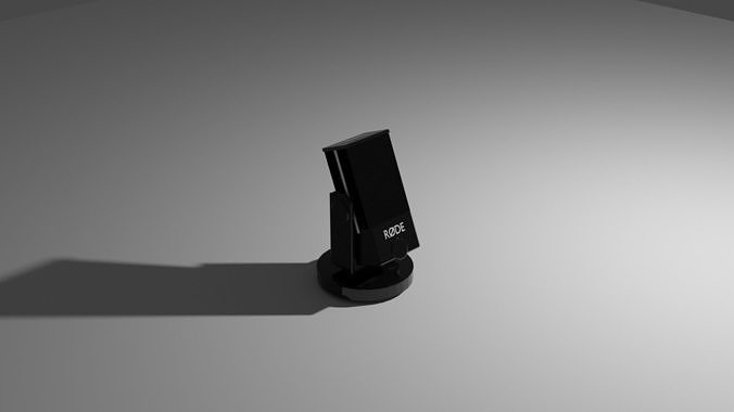 Rode Microphone low poly Free low-poly 3D model