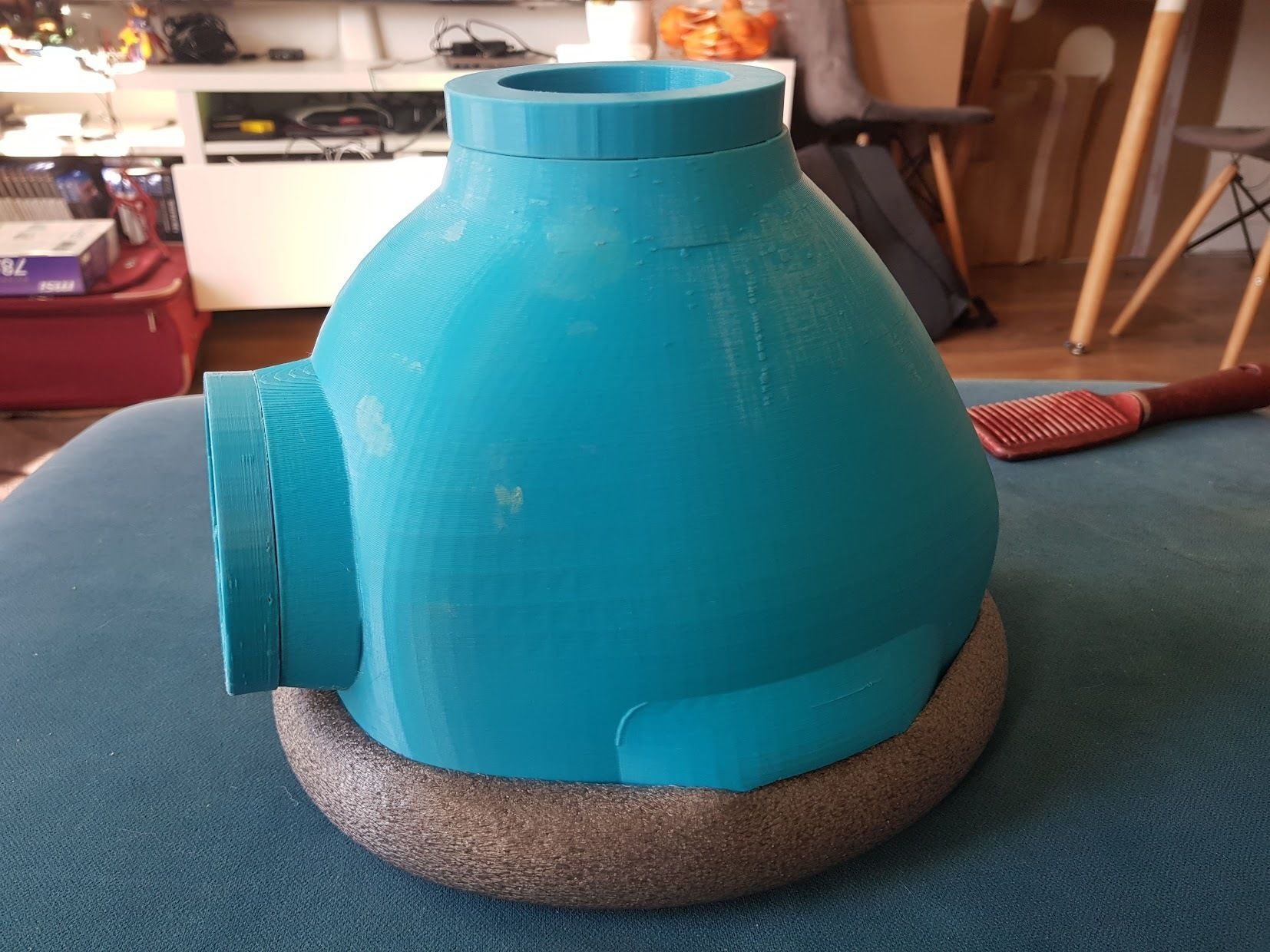 Inhalation mask nebulizer for a horse 3D print model_4