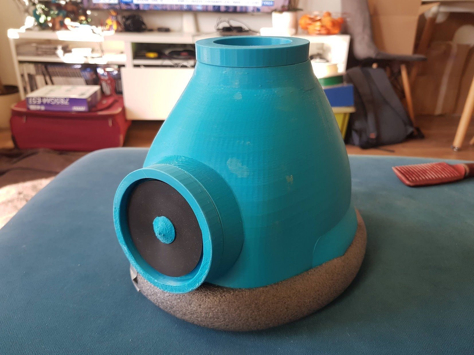 Inhalation mask nebulizer for a horse 3D print model_5