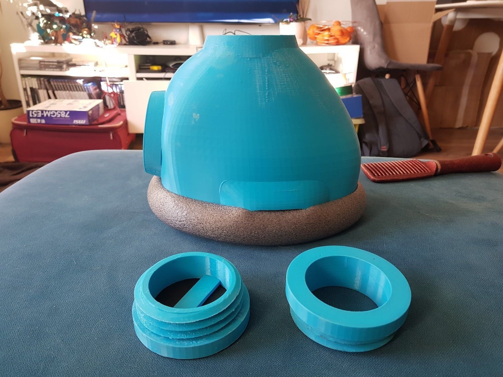 Inhalation mask nebulizer for a horse 3D print model_10