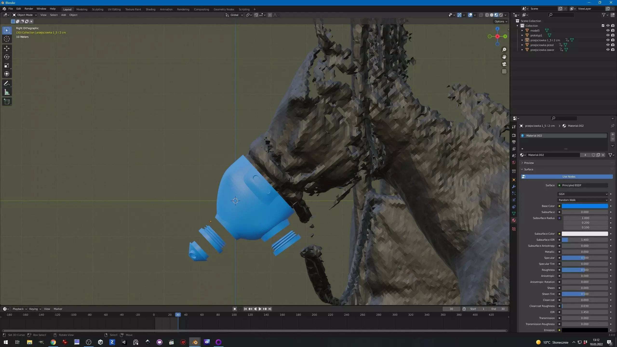 Inhalation mask nebulizer for a horse 3D print model_0