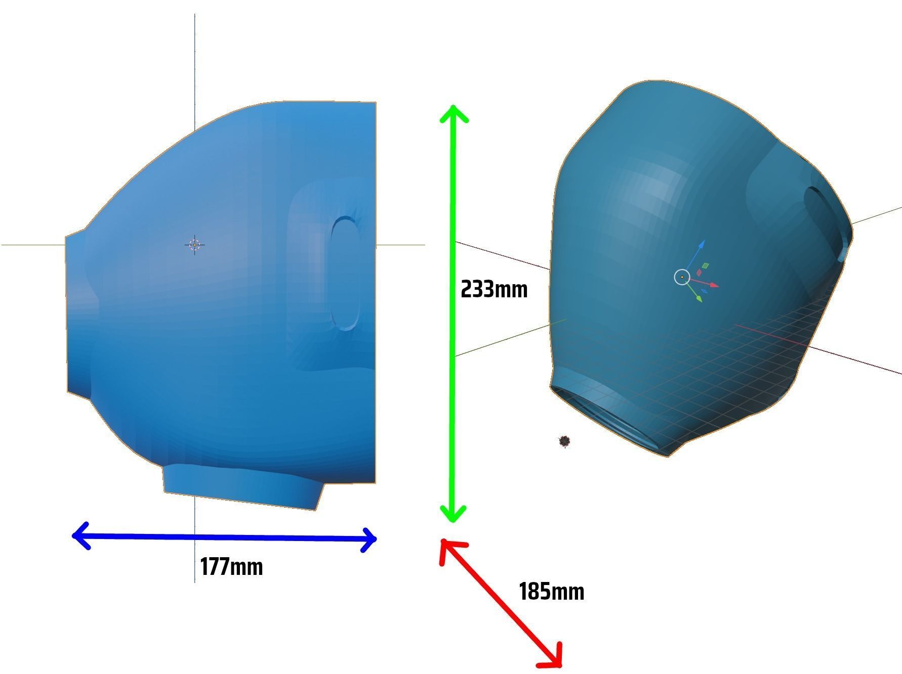 Inhalation mask nebulizer for a horse 3D print model_14