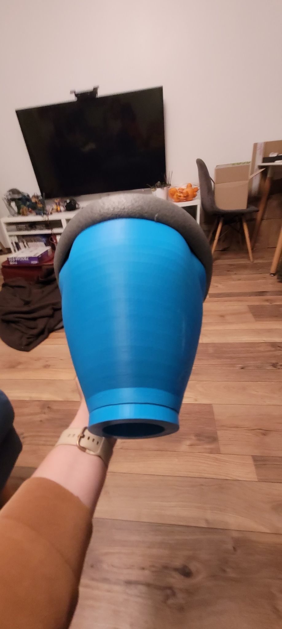 Inhalation mask nebulizer for a horse 3D print model_12