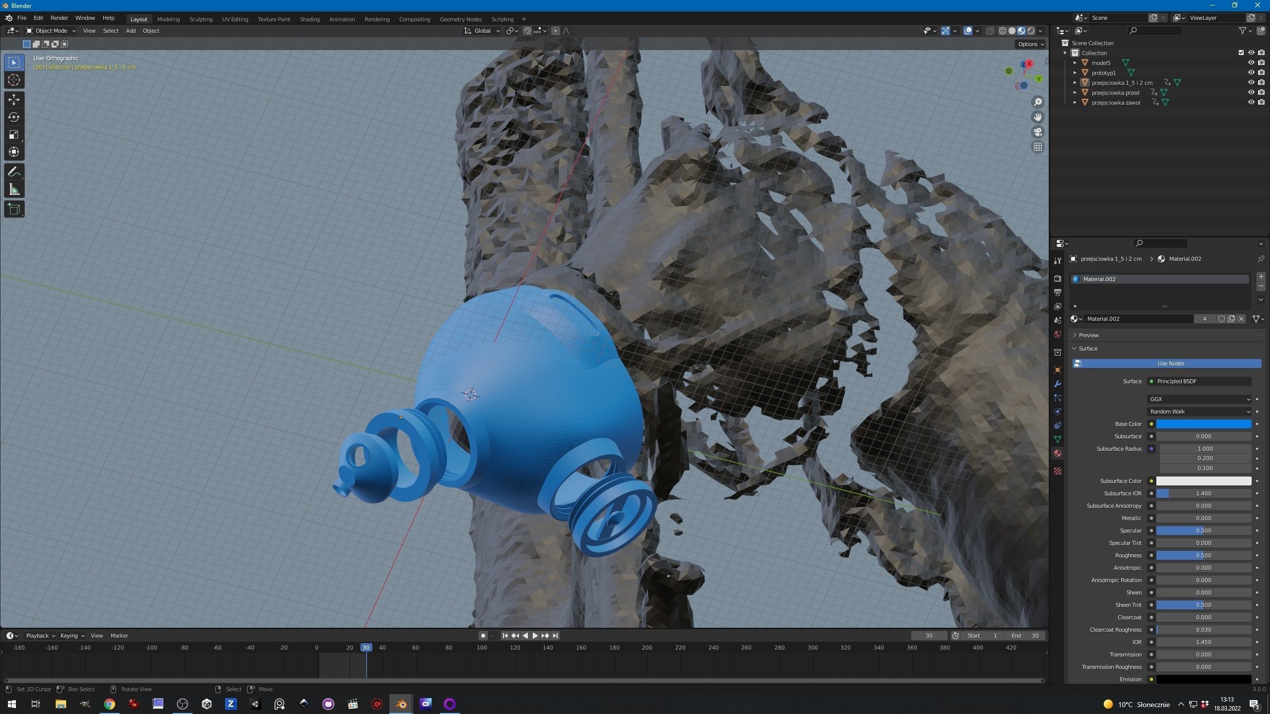 Inhalation mask nebulizer for a horse 3D print model_2