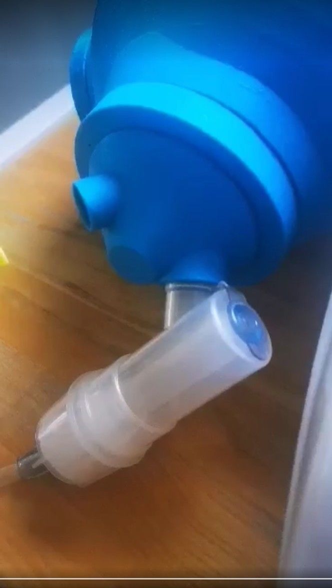 Inhalation mask nebulizer for a horse 3D print model_17