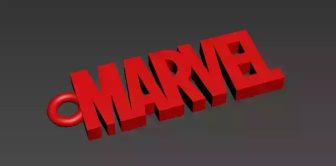 Marvel Logo Keychain