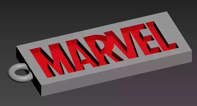 Marvel Logo Keychain