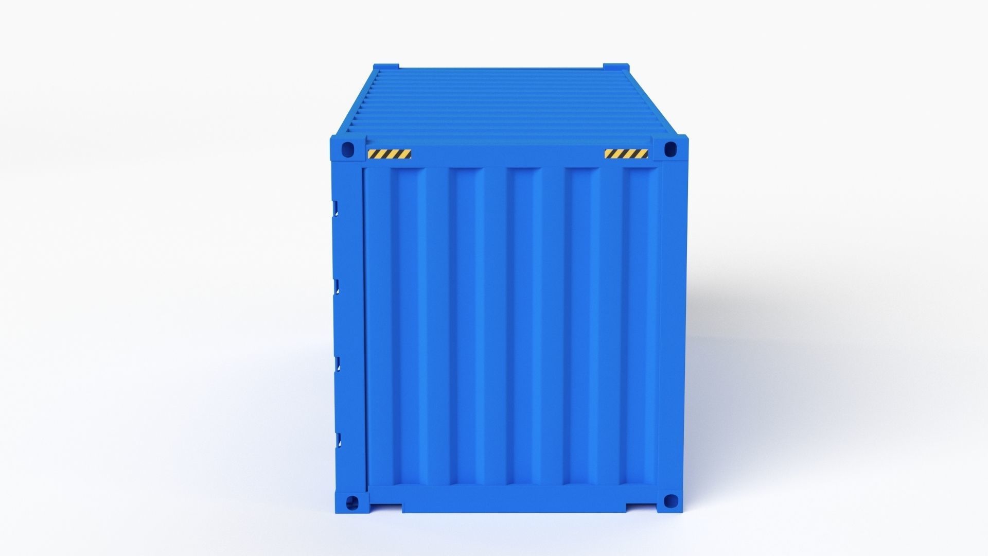 20 ft Cube Open Side Shipping Cargo Container 01 3D model_26