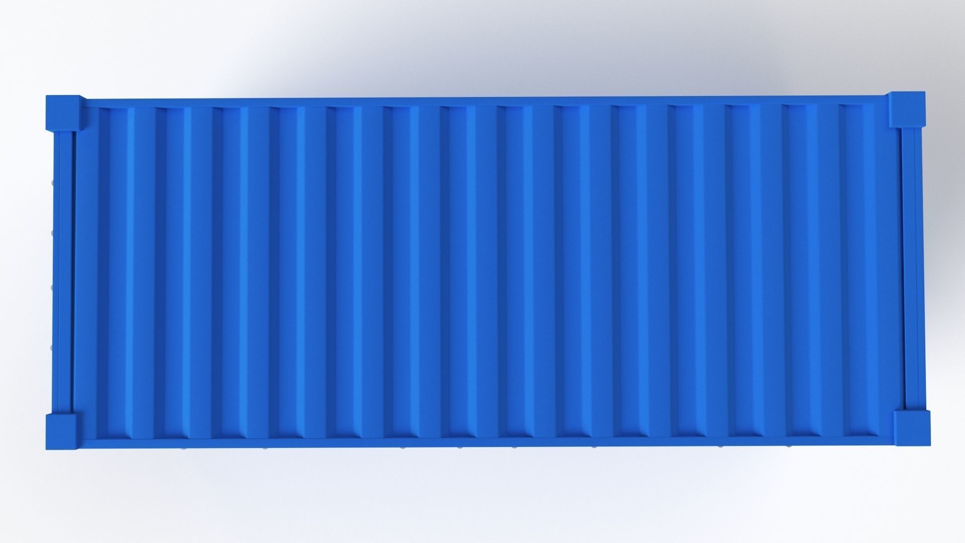 20 ft Cube Open Side Shipping Cargo Container 01 3D model_11