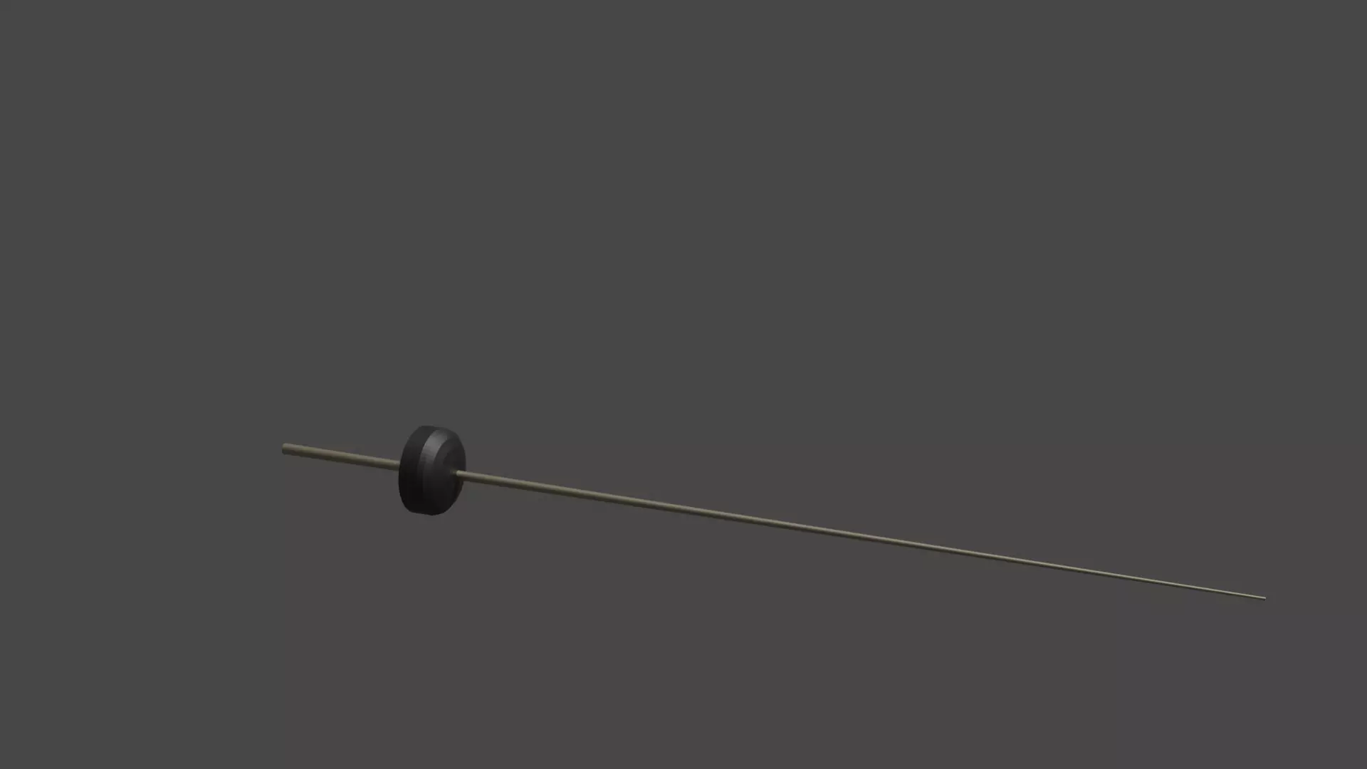 Sabre stick with tip Free 3D model