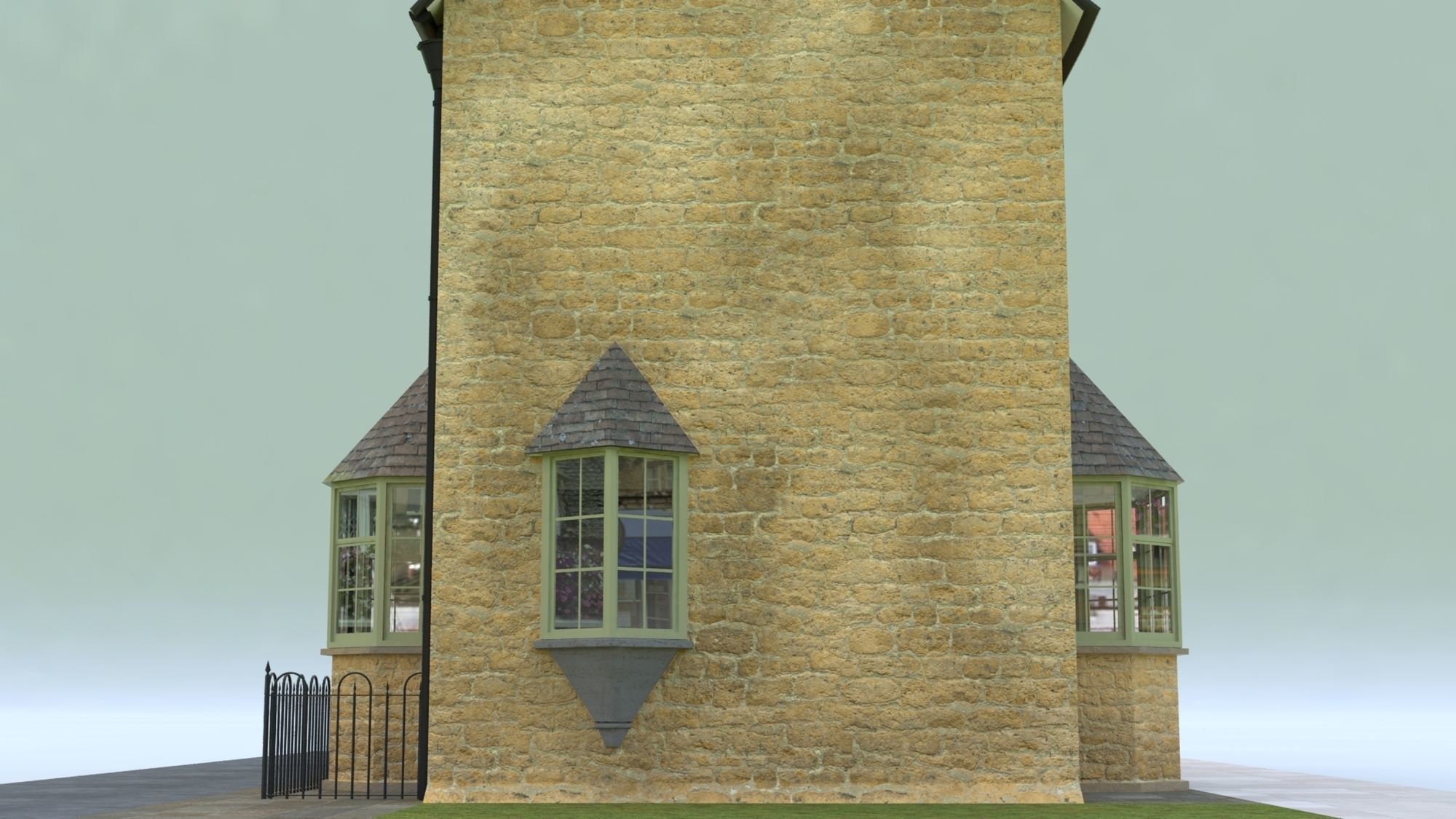 A Cottage house in cotswolds 3D model_6