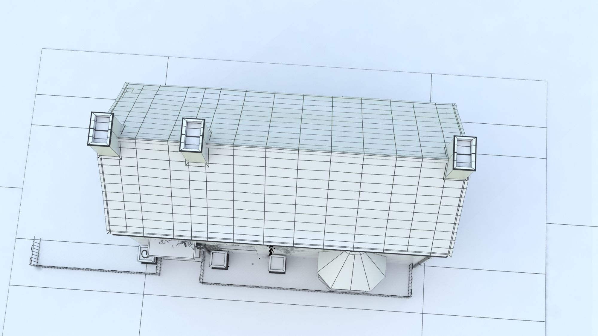 A Cottage house in cotswolds 3D model_8