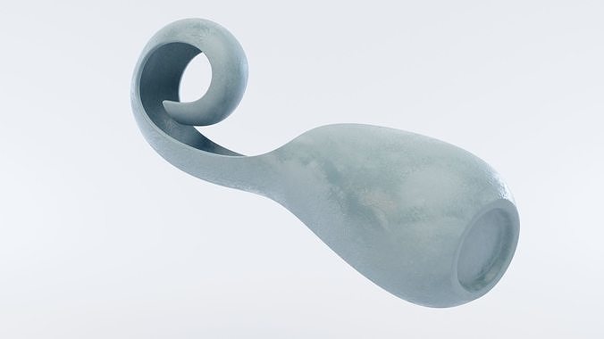 Abstract Vase 3 3D model 4