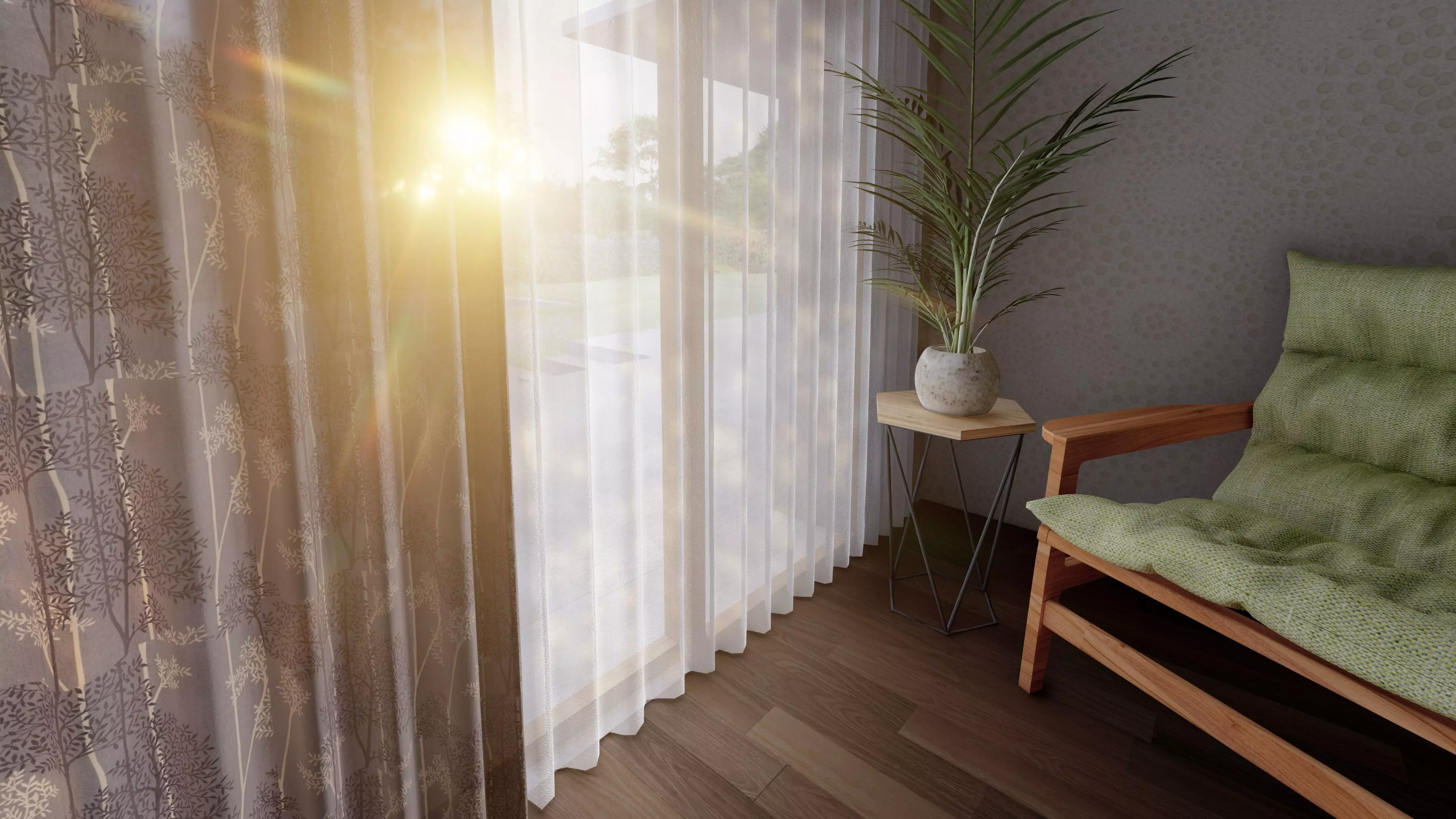 flower shelf - 01 3D model_0