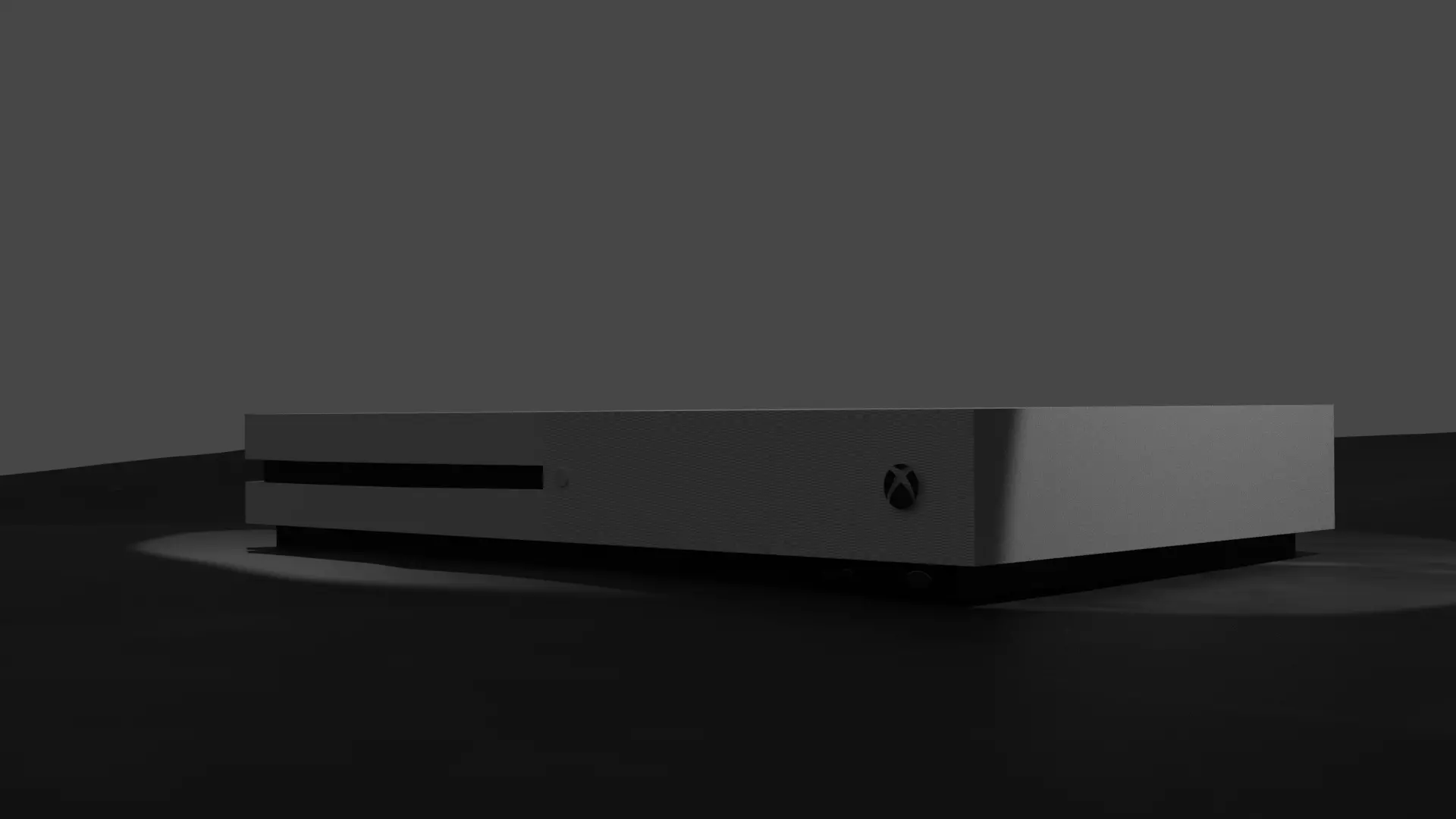 Xbox one s Free low-poly 3D model