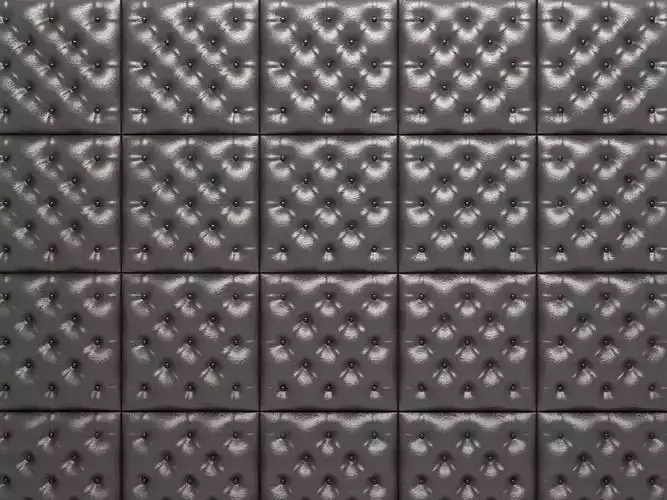 decoration wall sofa button 3D model