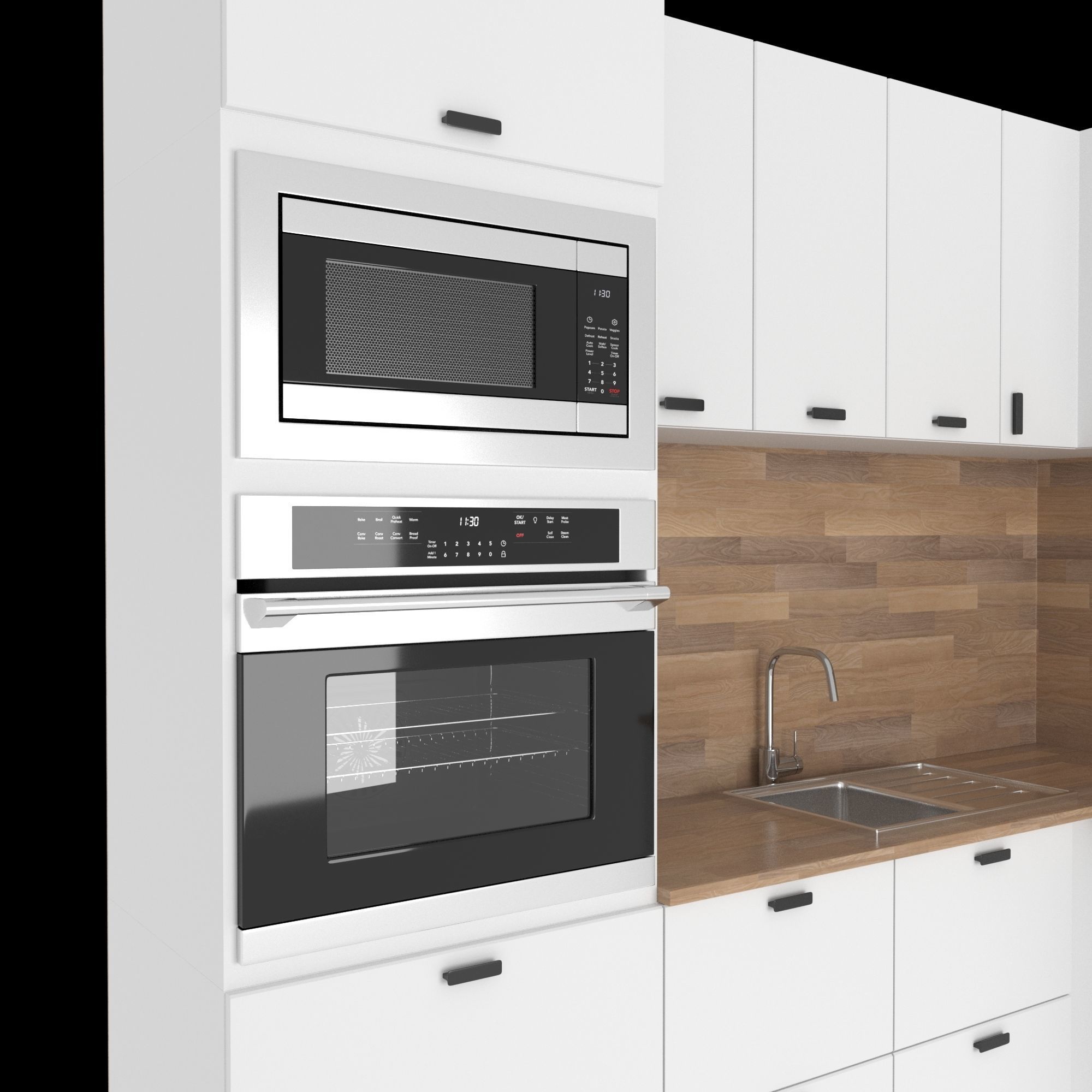 Modern kitchen KUNGSBACKA COMMON 3D model_1