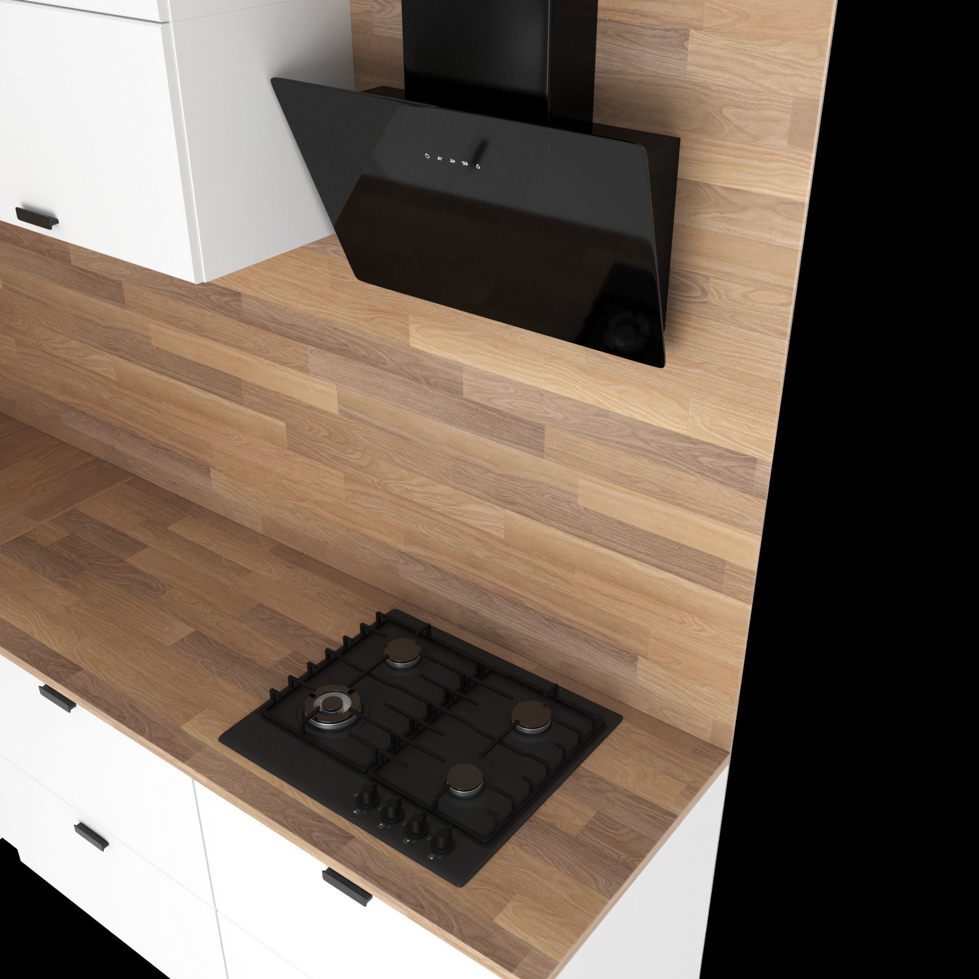 Modern kitchen KUNGSBACKA COMMON 3D model_2