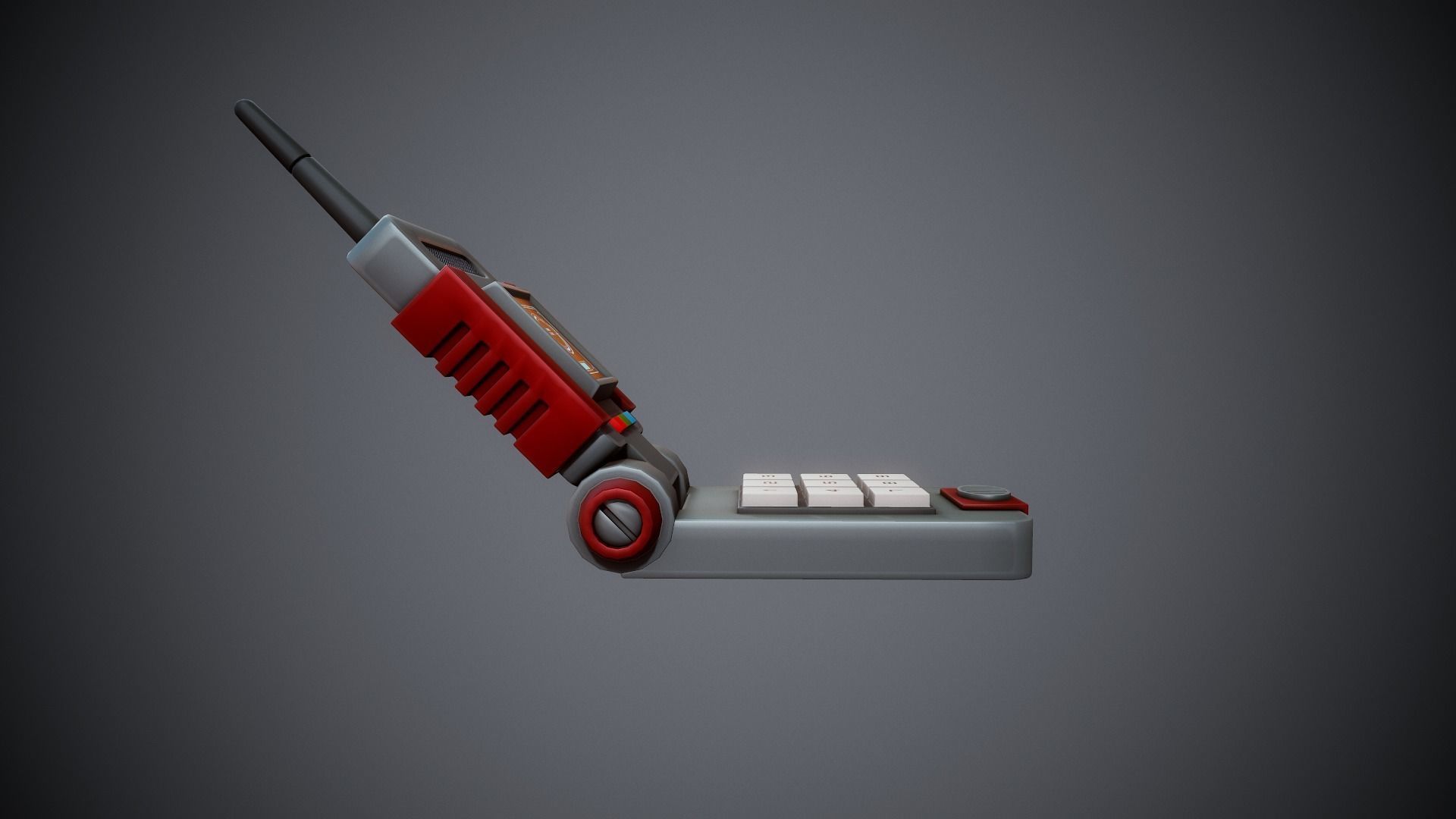 Stylized Cell Phone- Tutorial Included Low-poly 3D model_4