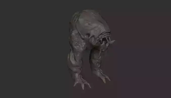 Hell hunter monster 3D model