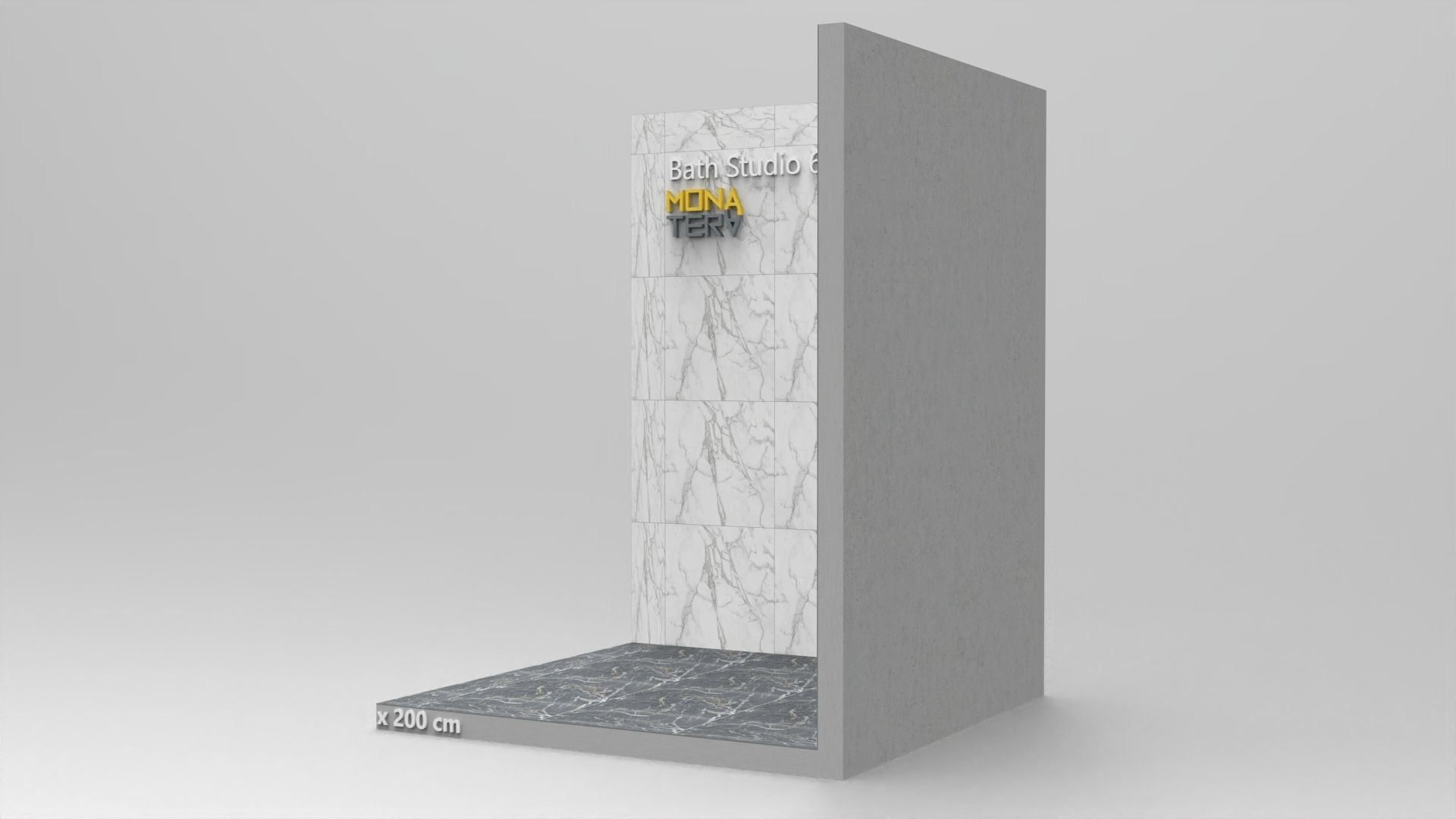 Monatera Bath Studio 60 Home Low-poly 3D model_13