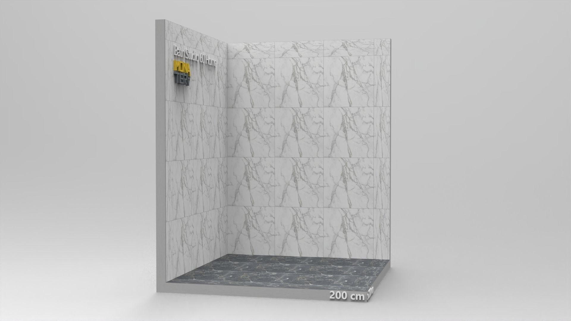 Monatera Bath Studio 60 Home Low-poly 3D model_14