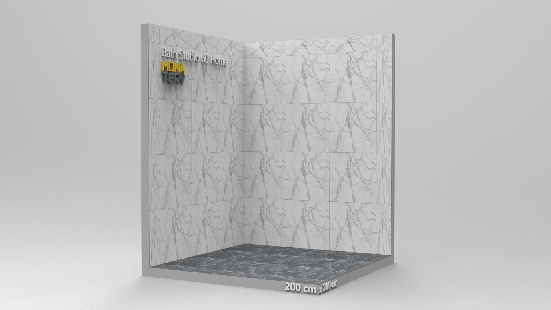 Monatera Bath Studio 60 Home Low-poly 3D model_29