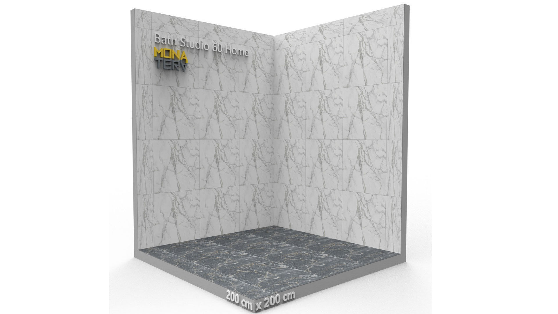 Monatera Bath Studio 60 Home Low-poly 3D model_2