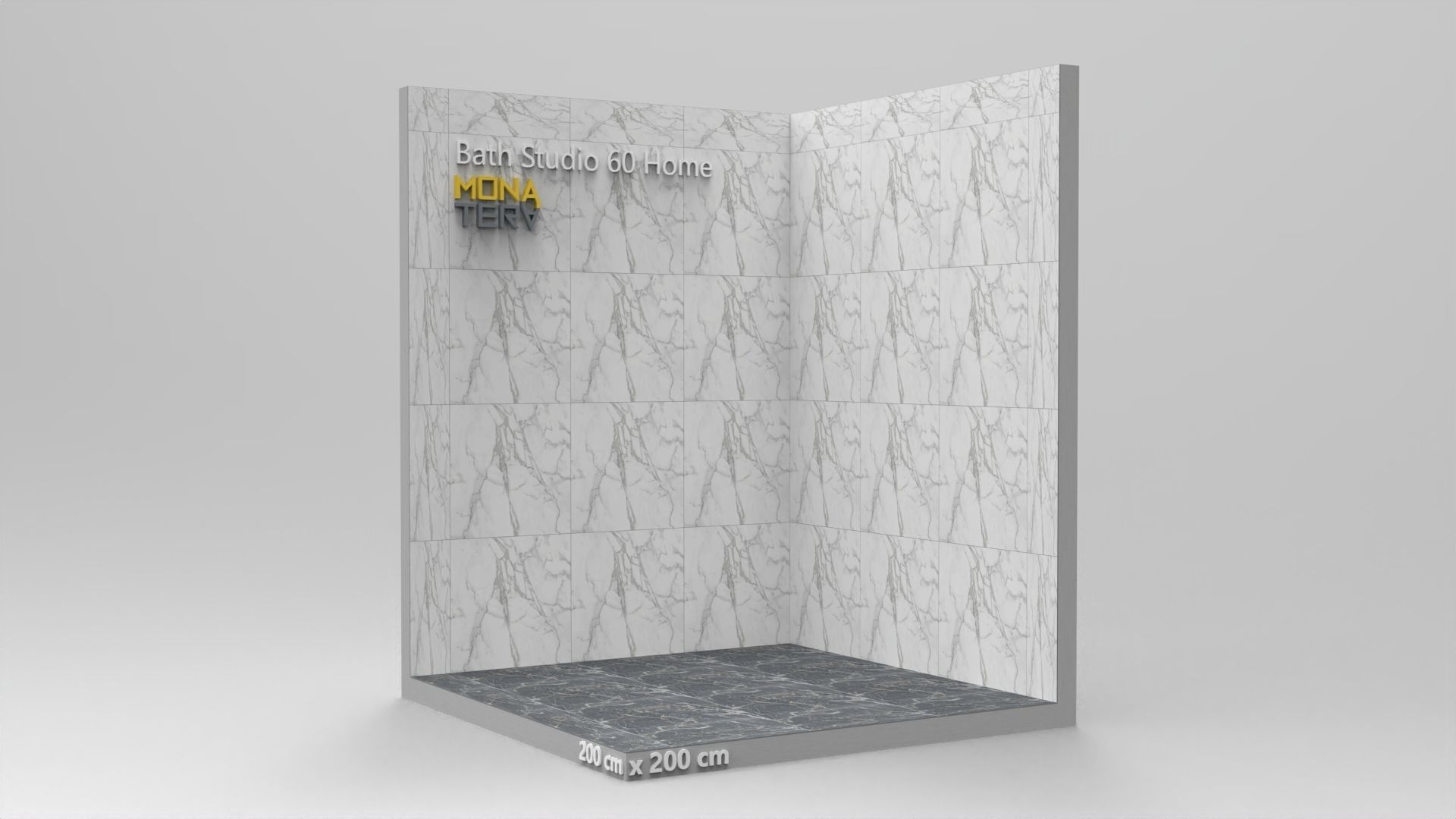 Monatera Bath Studio 60 Home Low-poly 3D model_8