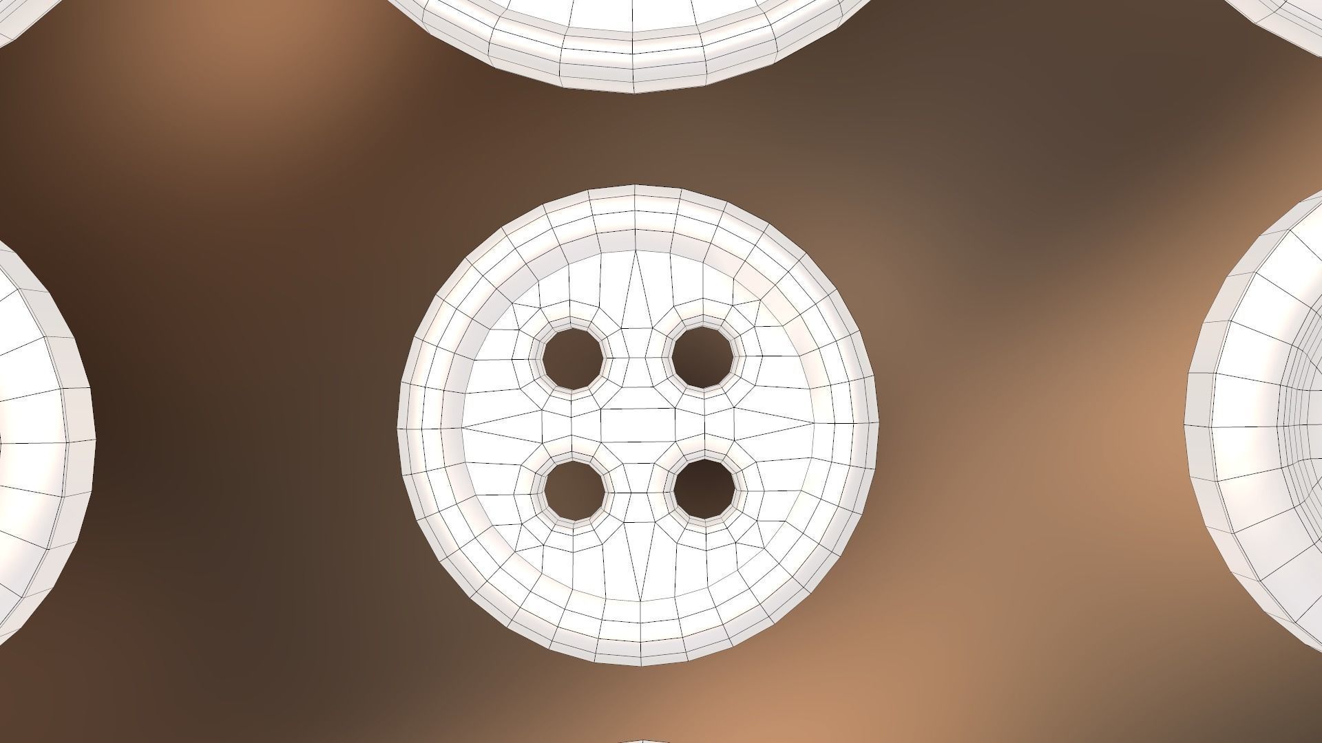 Buttons Low-poly 3D model_24