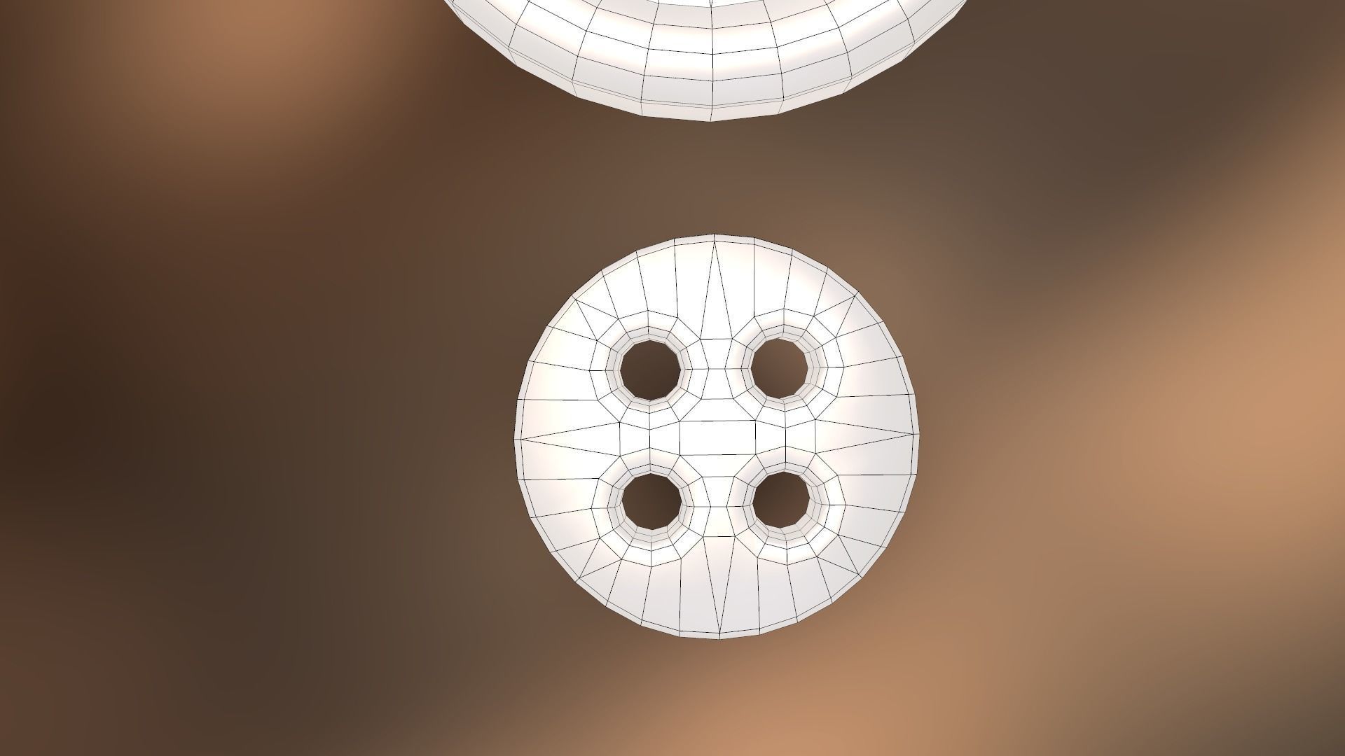 Buttons Low-poly 3D model_26