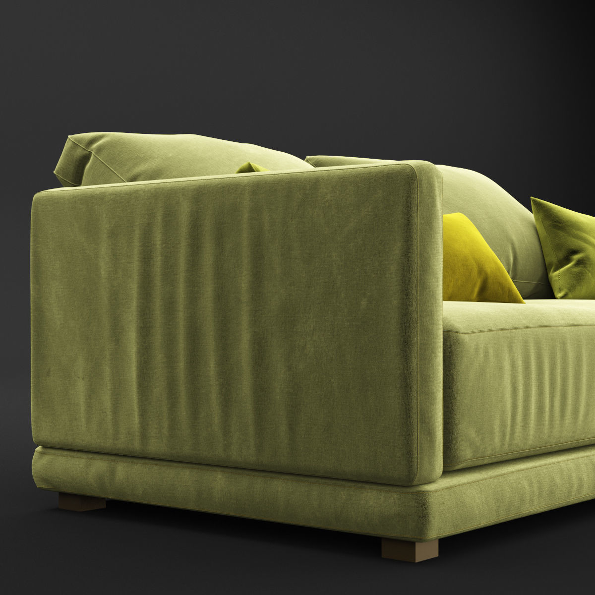Modern fabric sofa 3D model_20
