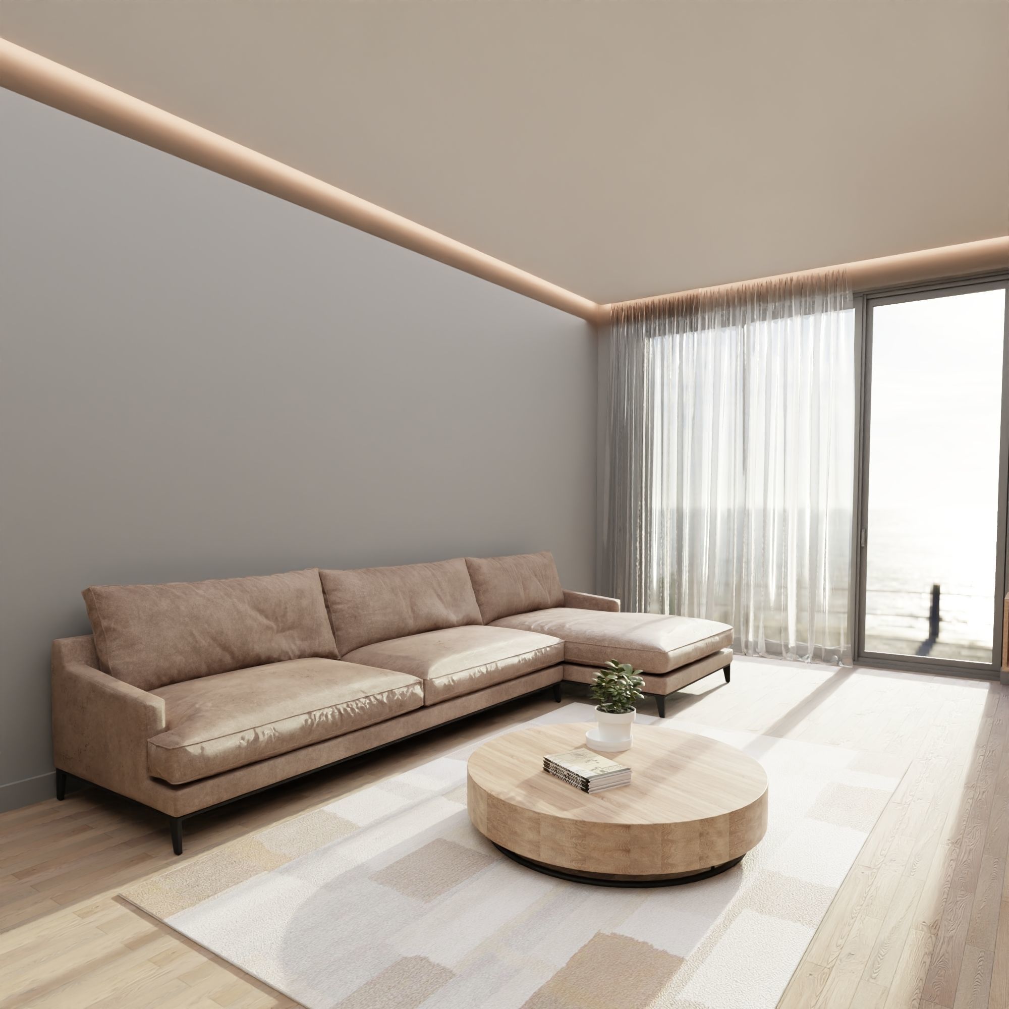 Living Room 3D model_4