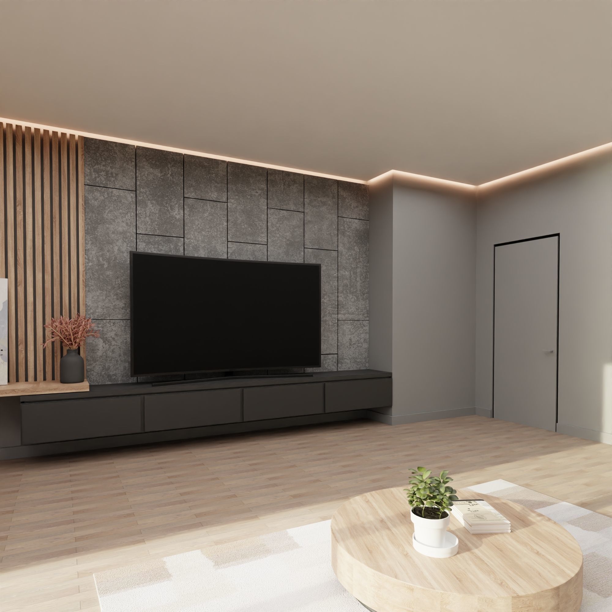 Living Room 3D model_5