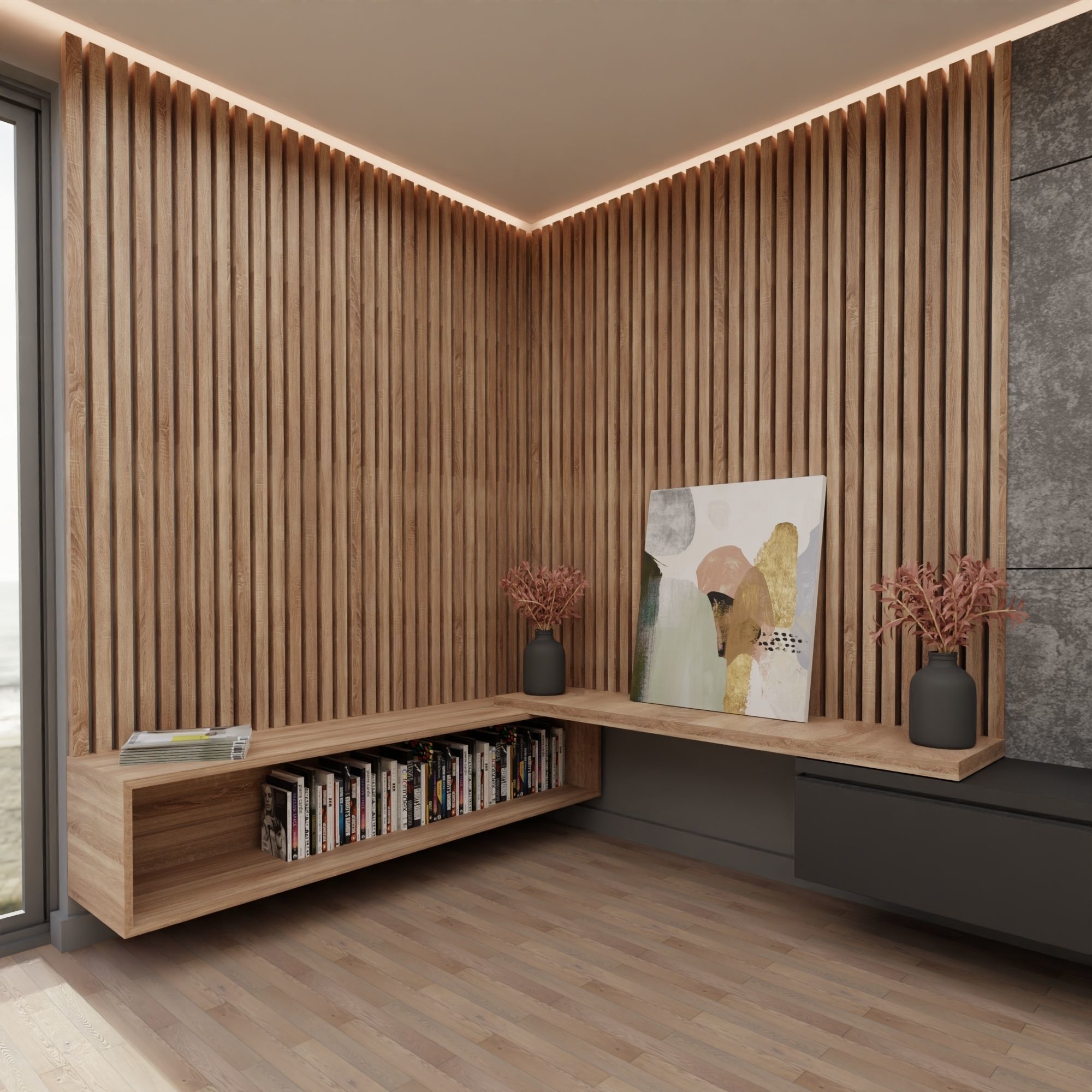 Living Room 3D model_2